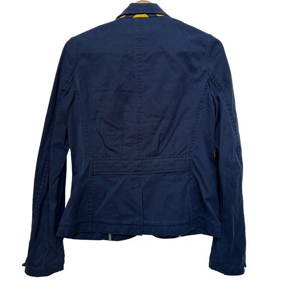 Vintage Ralph Lauren Rugby Crested Navy Blue Blazer - Size 6 - Picture 7 of 7